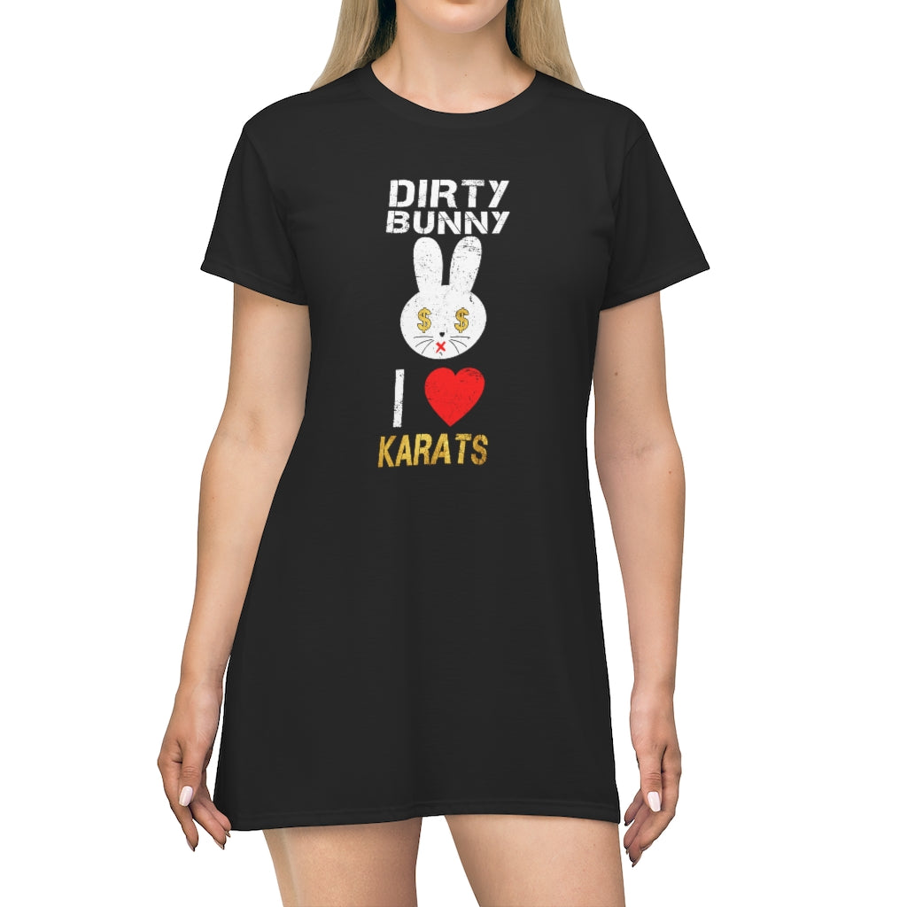 Dirty Bunny T-Shirt Dress